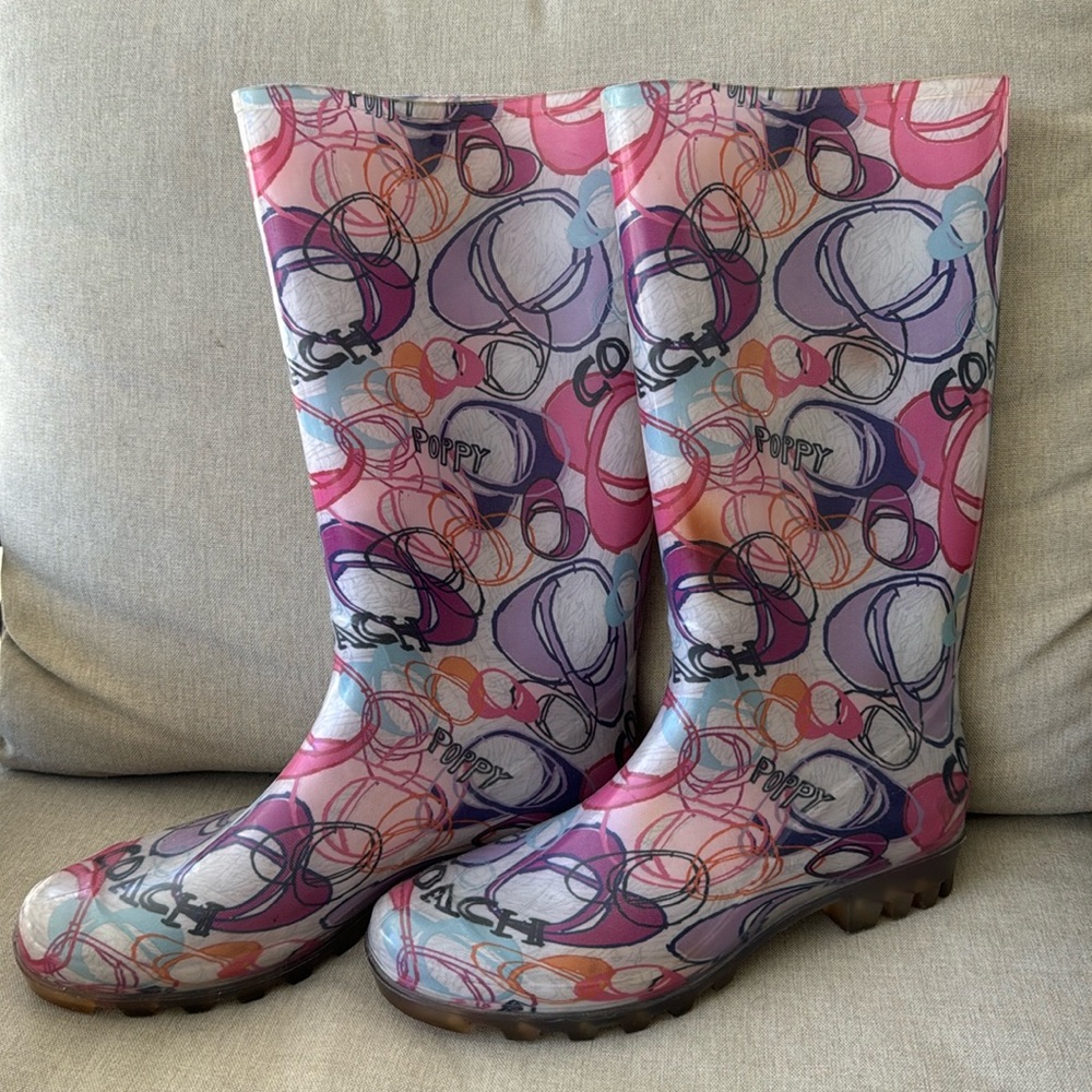 Coach Rainboots